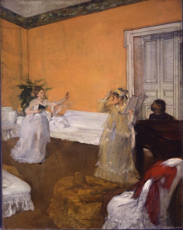 The Song Rehearsal - by Edgar Degas