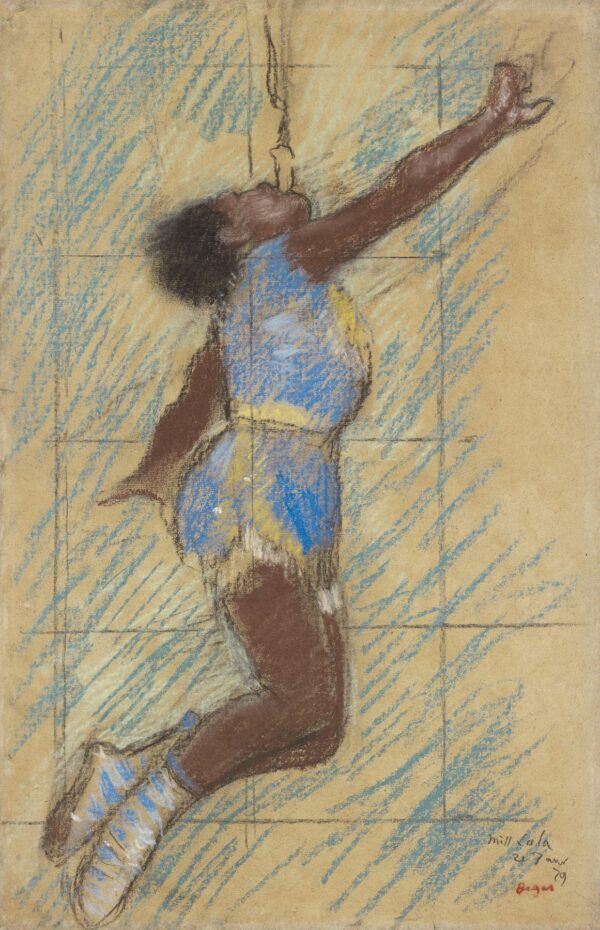 Miss Lala at the Fernando Circus - by Edgar Degas