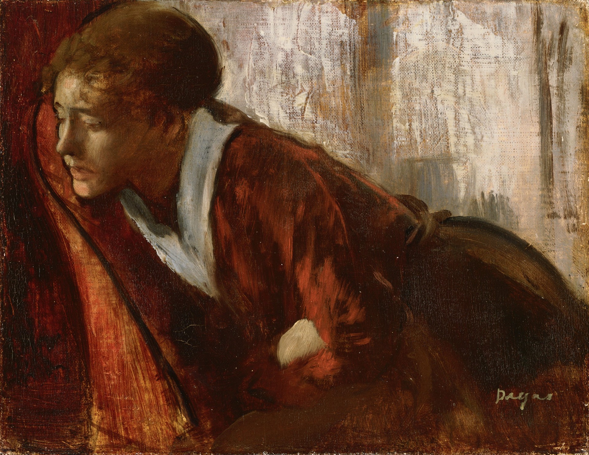 Melancholy - by Edgar Degas