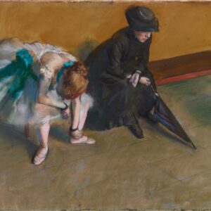 Waiting (L'Attente) - by Edgar Degas
