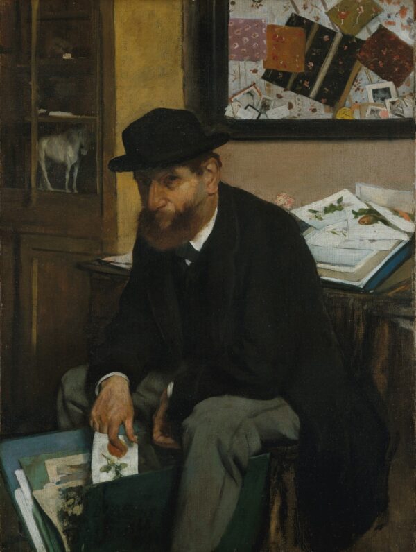 The Collector of Prints - by Edgar Degas