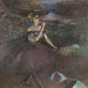 Dancer with Bouquets - by Edgar Degas