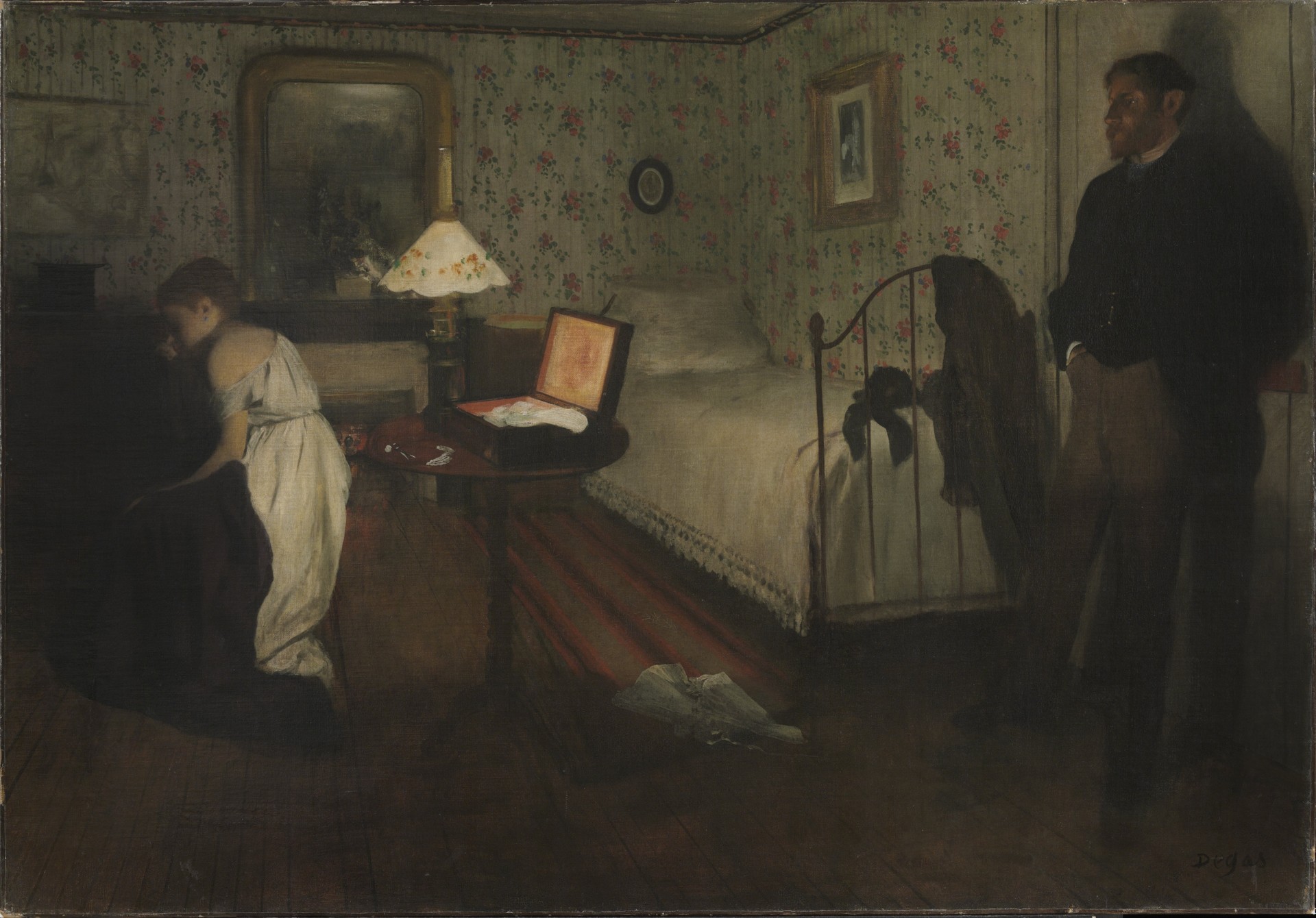 Interior - by Edgar Degas