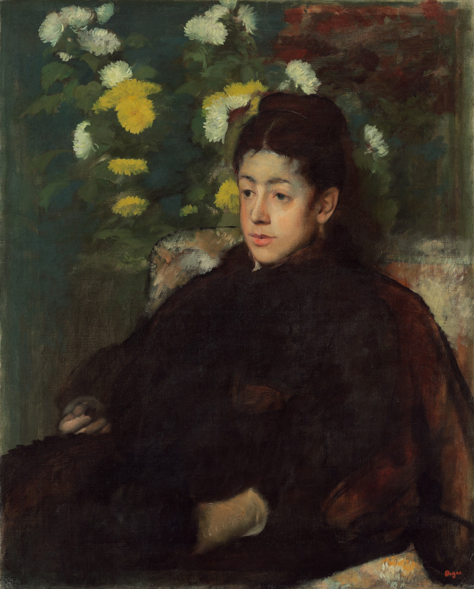Mademoiselle Malo - by Edgar Degas