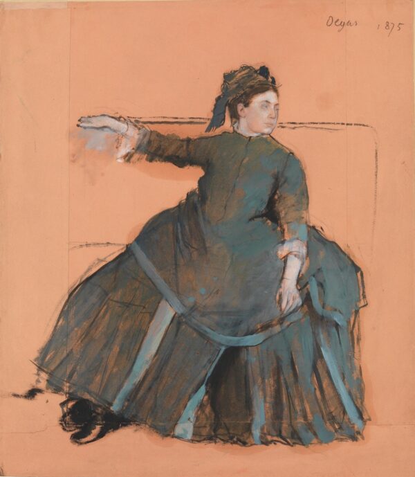 Woman on a Sofa - by Edgar Degas