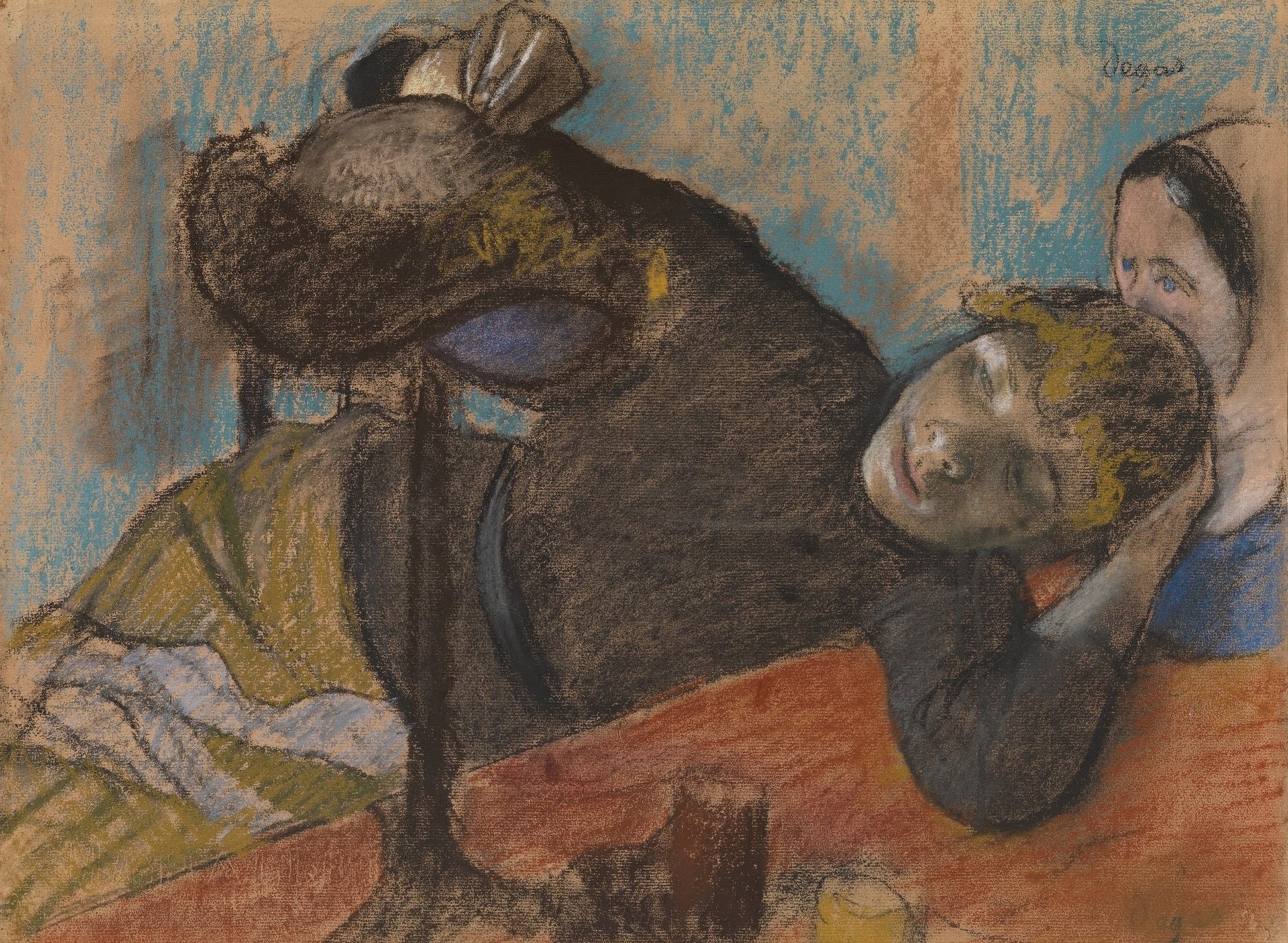The Milliner - by Edgar Degas