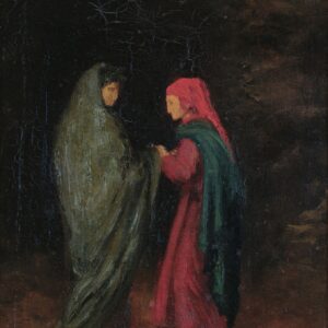 Dante y Virgilio a la entrada del infierno - by Edgar Degas