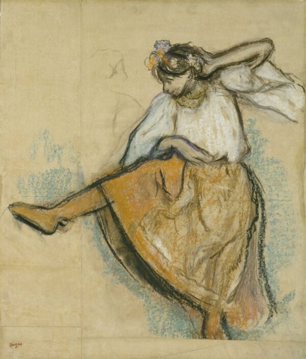 The Russian Dancer - by Edgar Degas