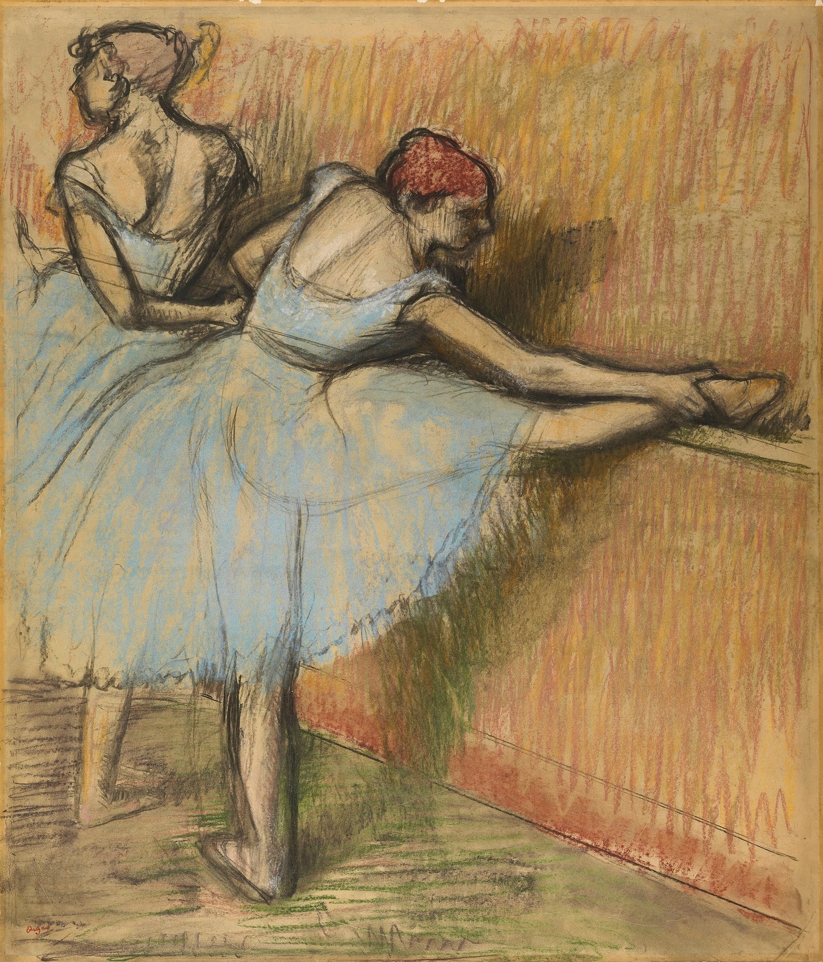 Dancers at the Bar - by Edgar Degas
