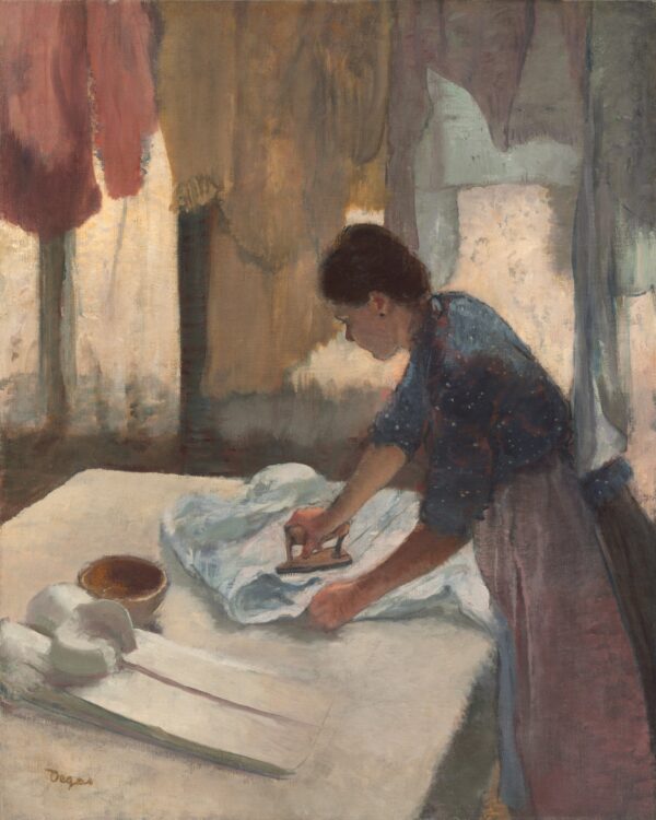 Woman Ironing - by Edgar Degas