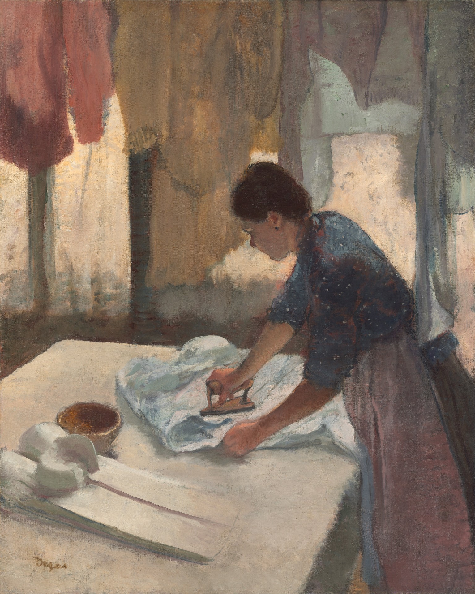 Woman Ironing - by Edgar Degas
