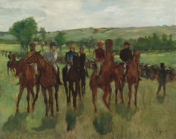 The Riders - by Edgar Degas