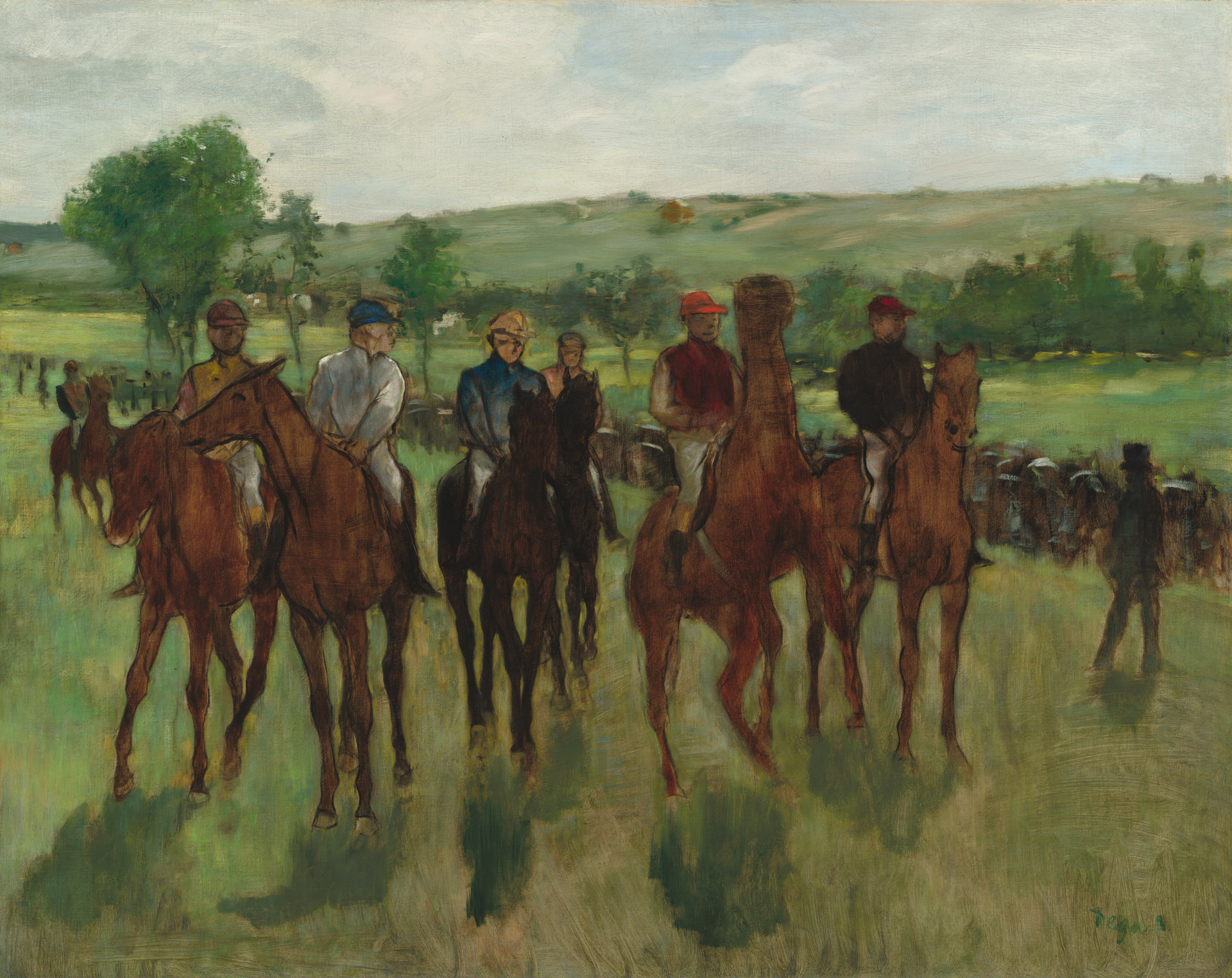 The Riders - by Edgar Degas
