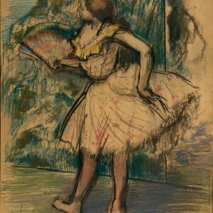 Dancer with a Fan - by Edgar Degas