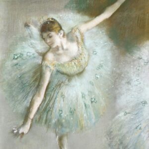Dancer in Green - by Edgar Degas