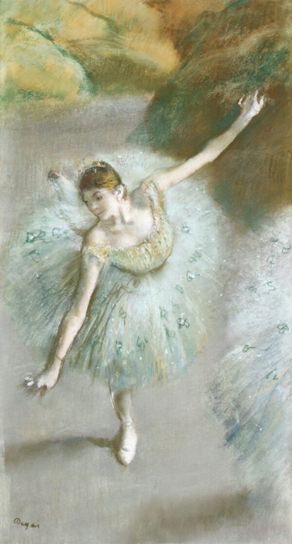 Dancer in Green - by Edgar Degas