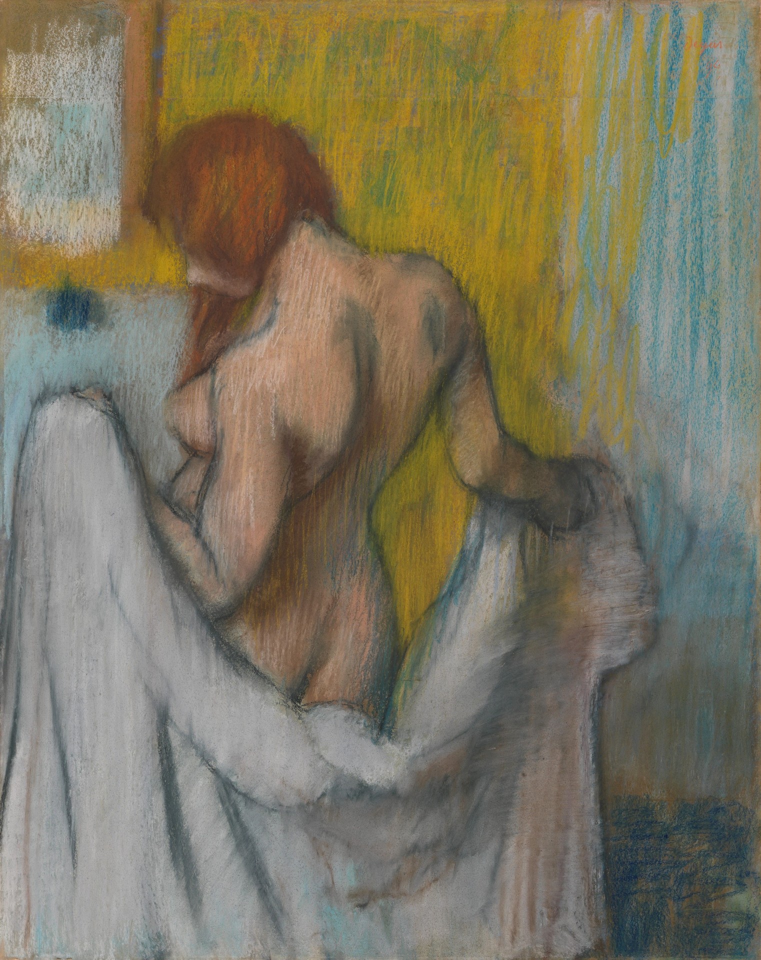 Woman with a Towel - by Edgar Degas
