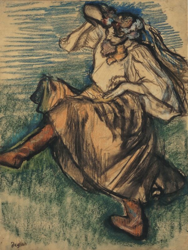 Russian Dancer - by Edgar Degas