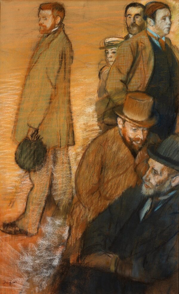 Six Friends at Dieppe - by Edgar Degas