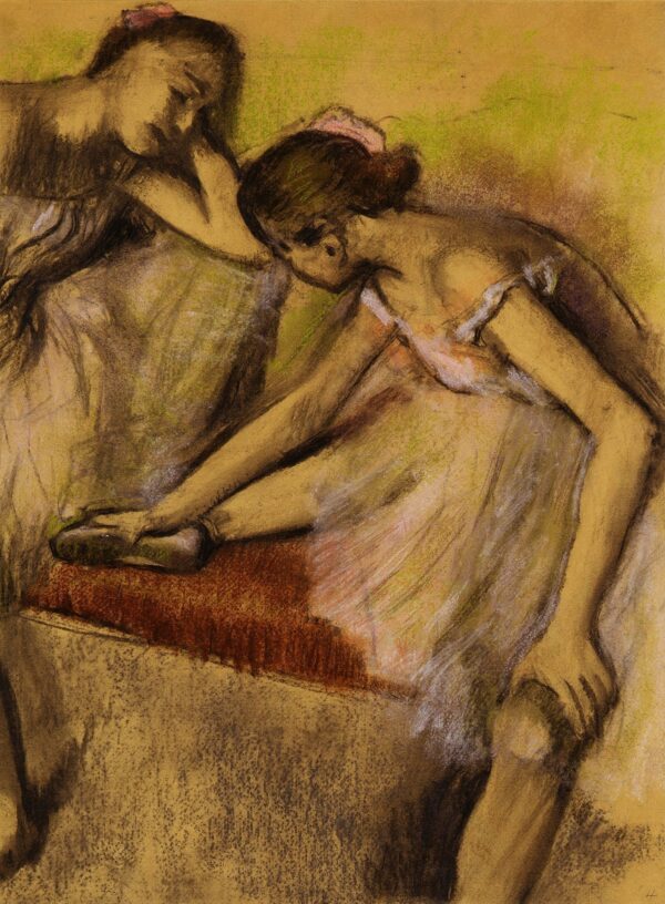 Dancers in Repose - by Edgar Degas