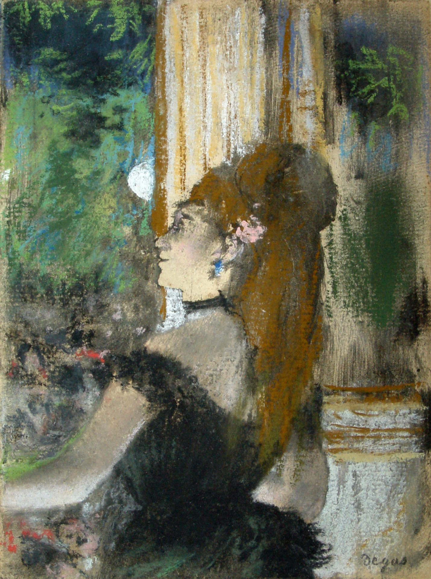 La Chanteuse (The Singer) - by Edgar Degas