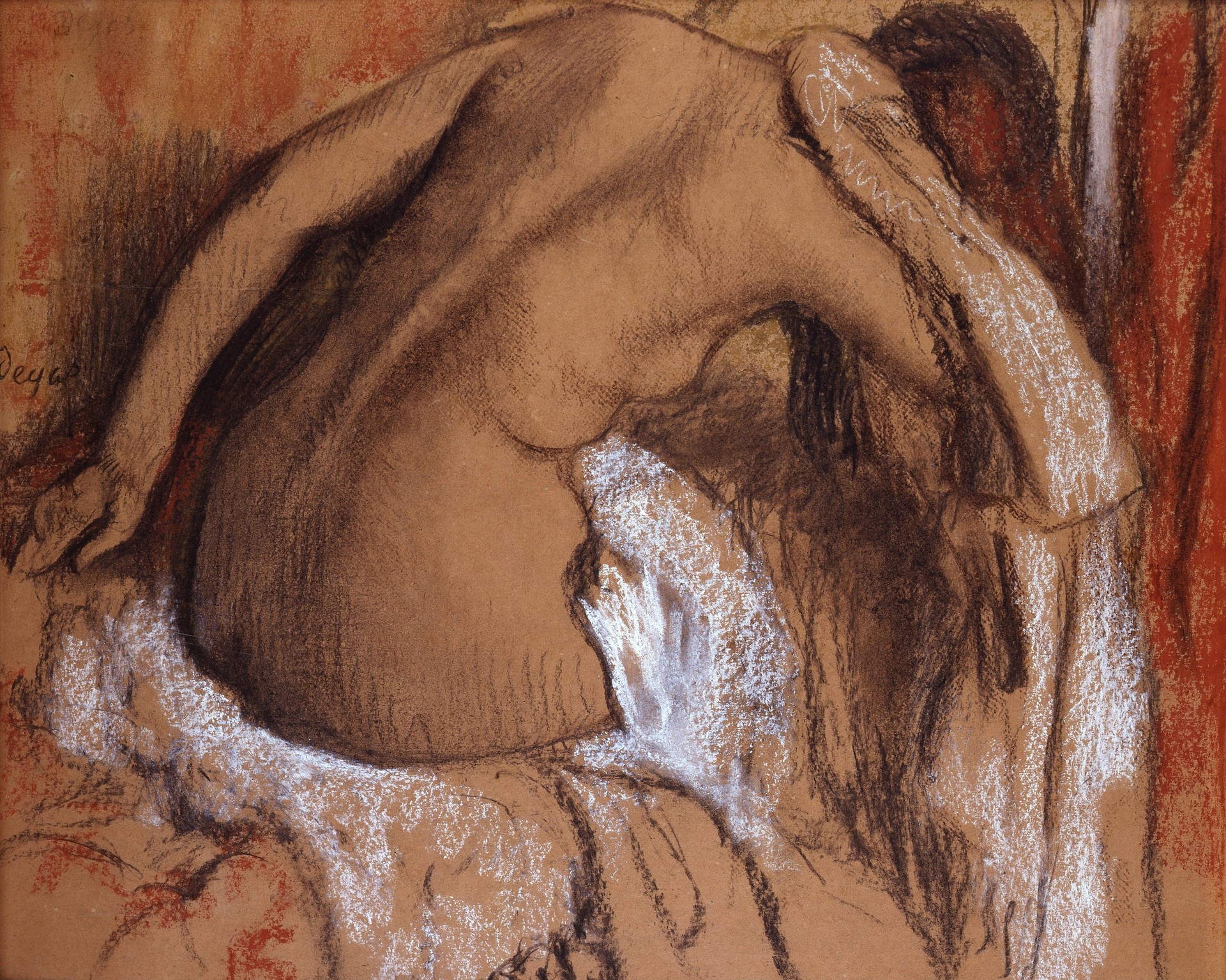 La Toilette - by Edgar Degas
