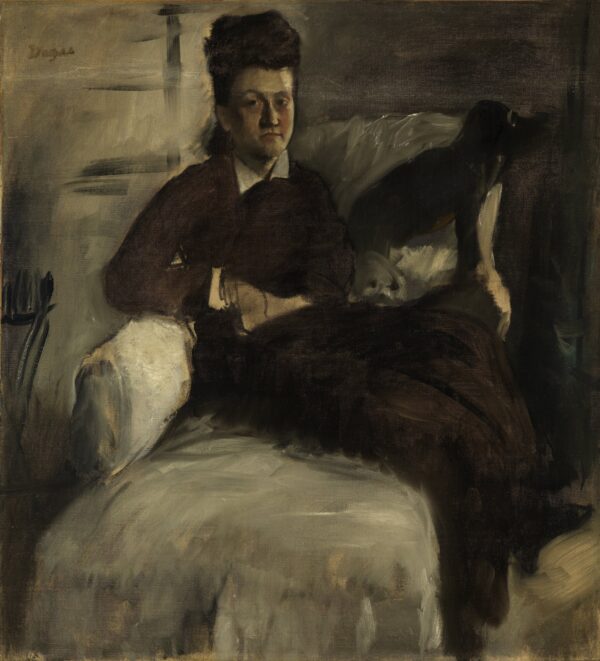 Portrait of Madame Jeantaud - by Edgar Degas