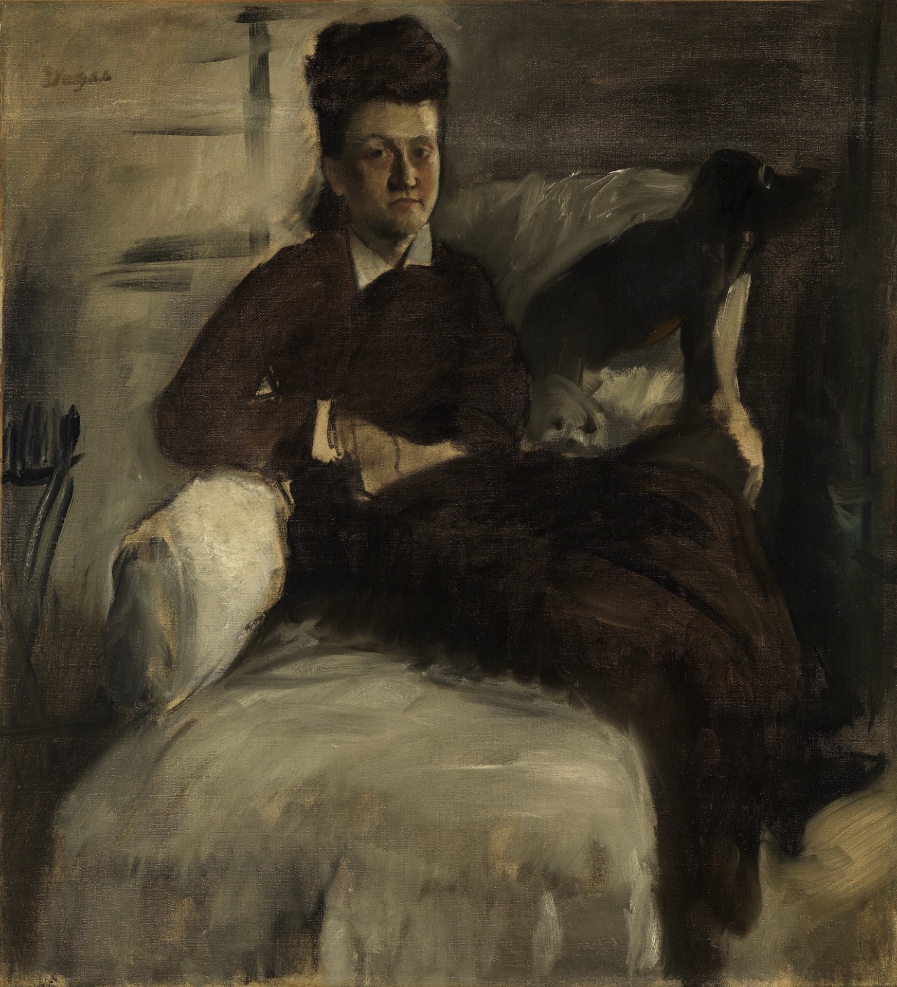 Portrait of Madame Jeantaud - by Edgar Degas