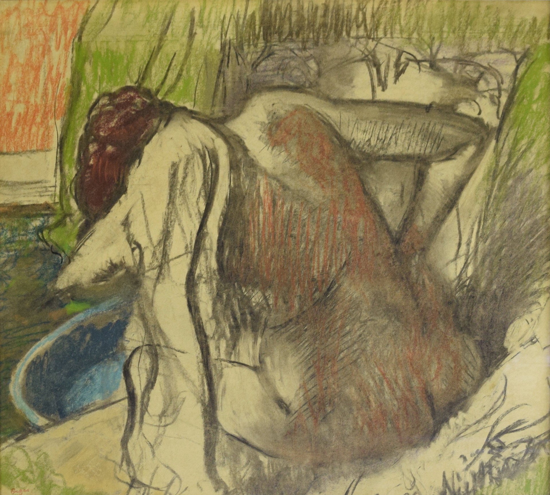 The Bather (La Baigneuse) - by Edgar Degas