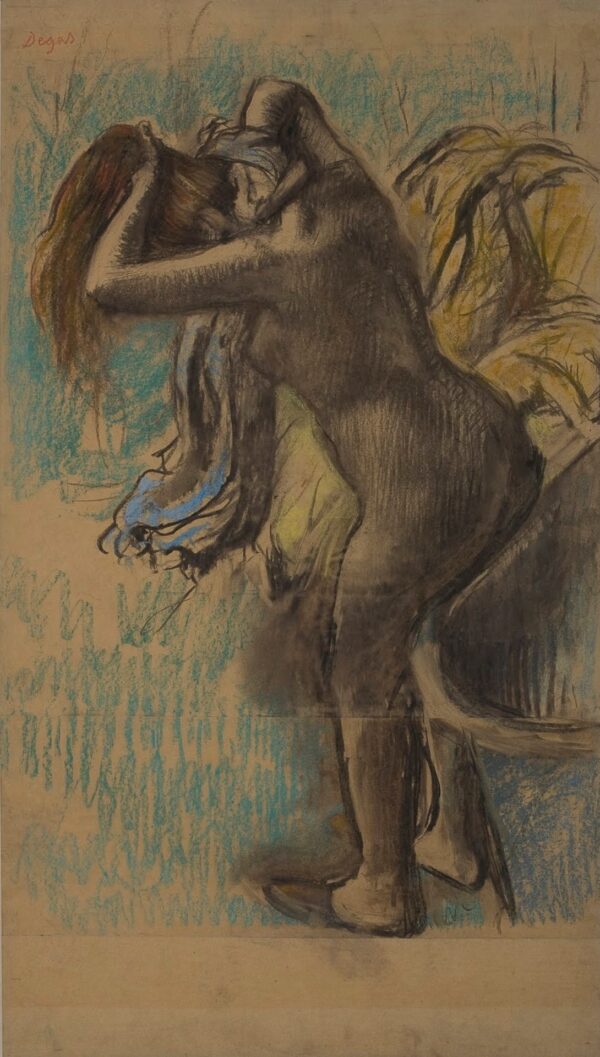 Femme s'essuyant après le bain - Edgar Degas