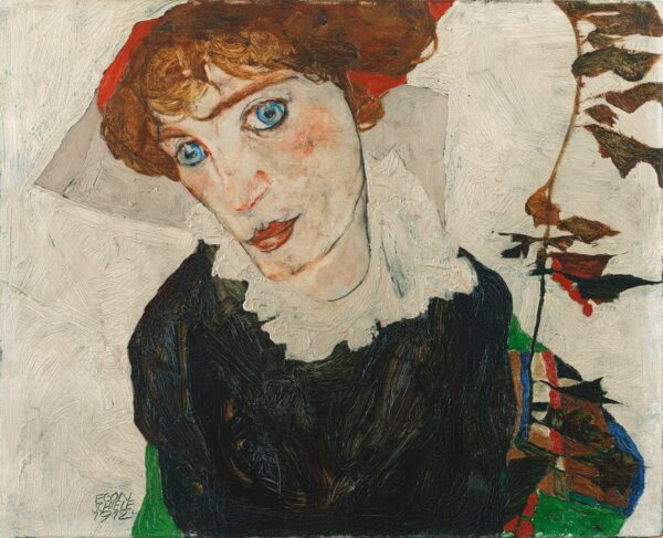 Portrait of Wally Neuzil - by Egon Schiele