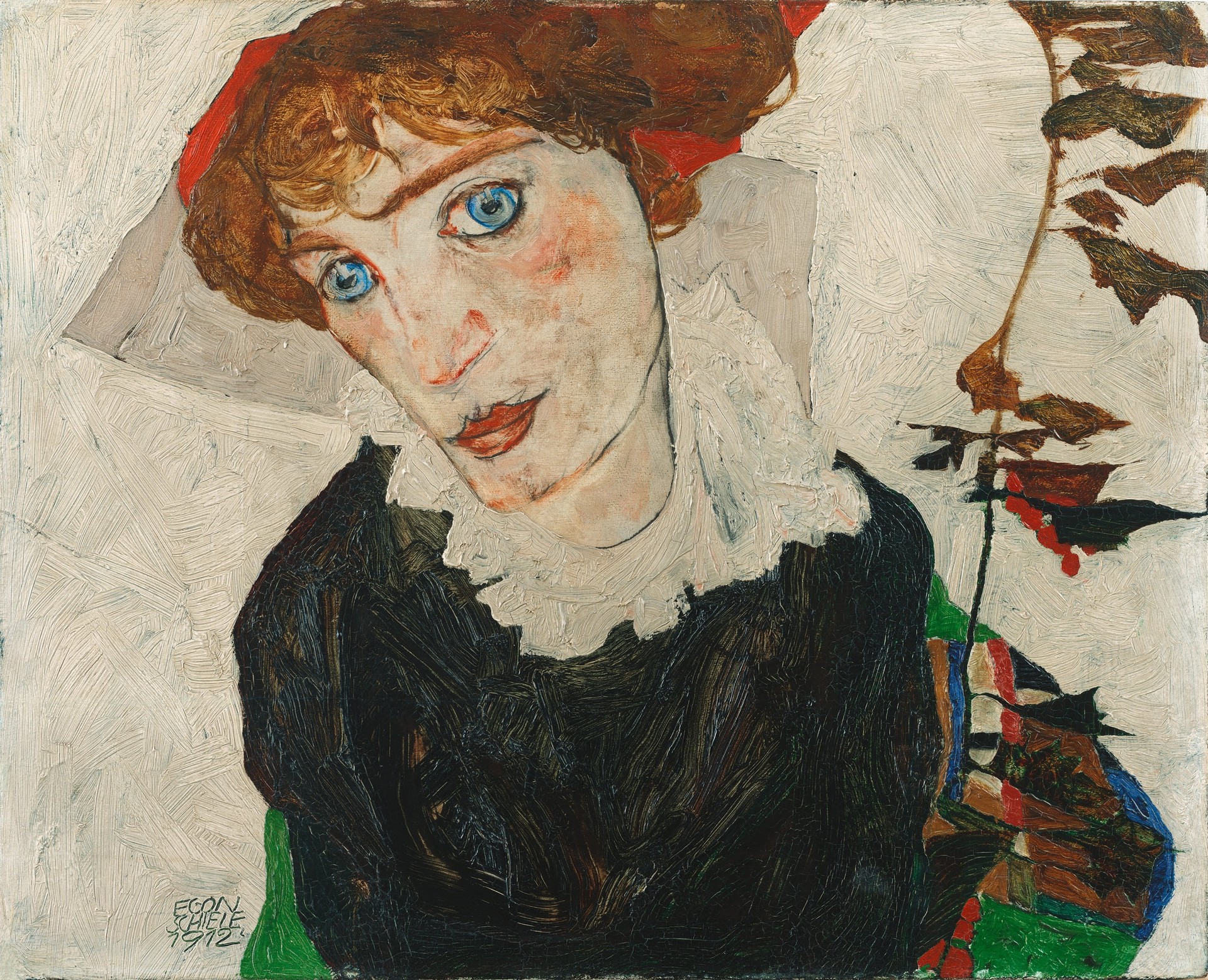 Portrait of Wally Neuzil - by Egon Schiele