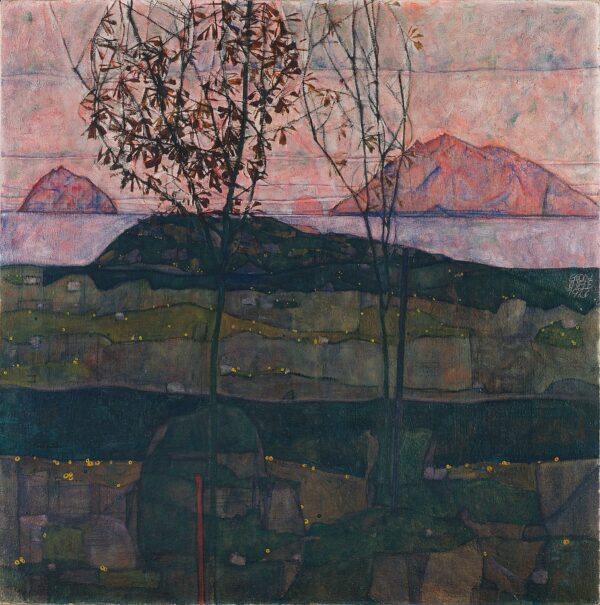 Setting Sun - by Egon Schiele