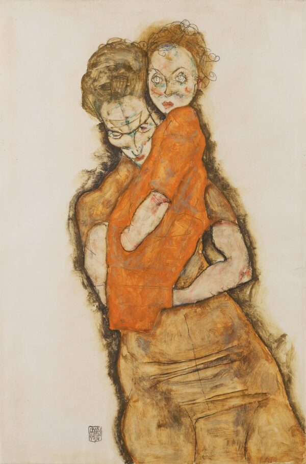 Mother and Child - by Egon Schiele