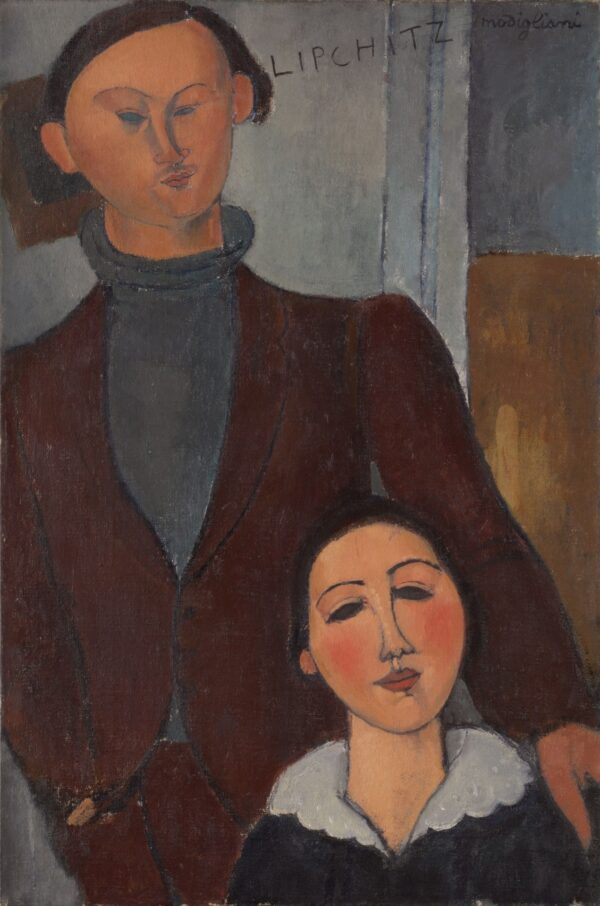 Jacques and Berthe Lipchitz - by Amedeo Modigliani