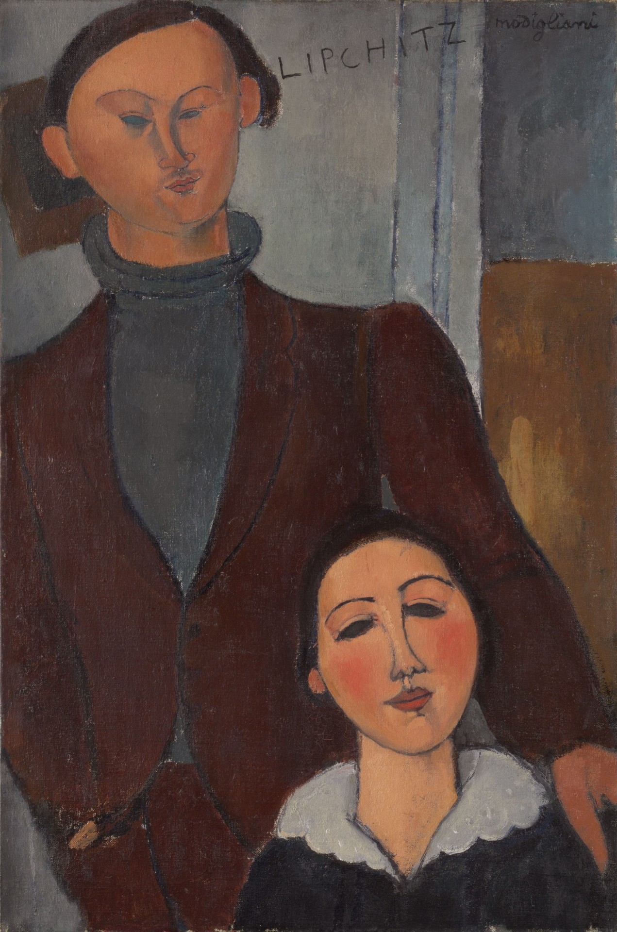 Jacques and Berthe Lipchitz - by Amedeo Modigliani