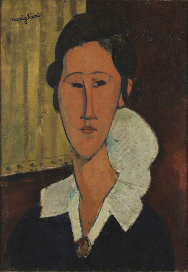 Ritratto di Hanka Zborowska - by Amedeo Modigliani