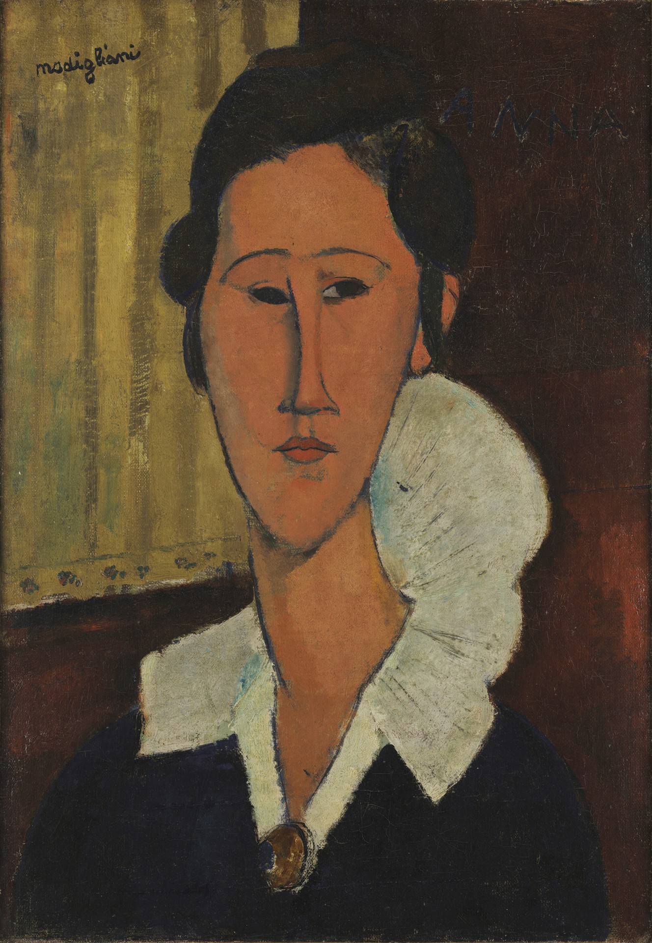 Ritratto di Hanka Zborowska - by Amedeo Modigliani