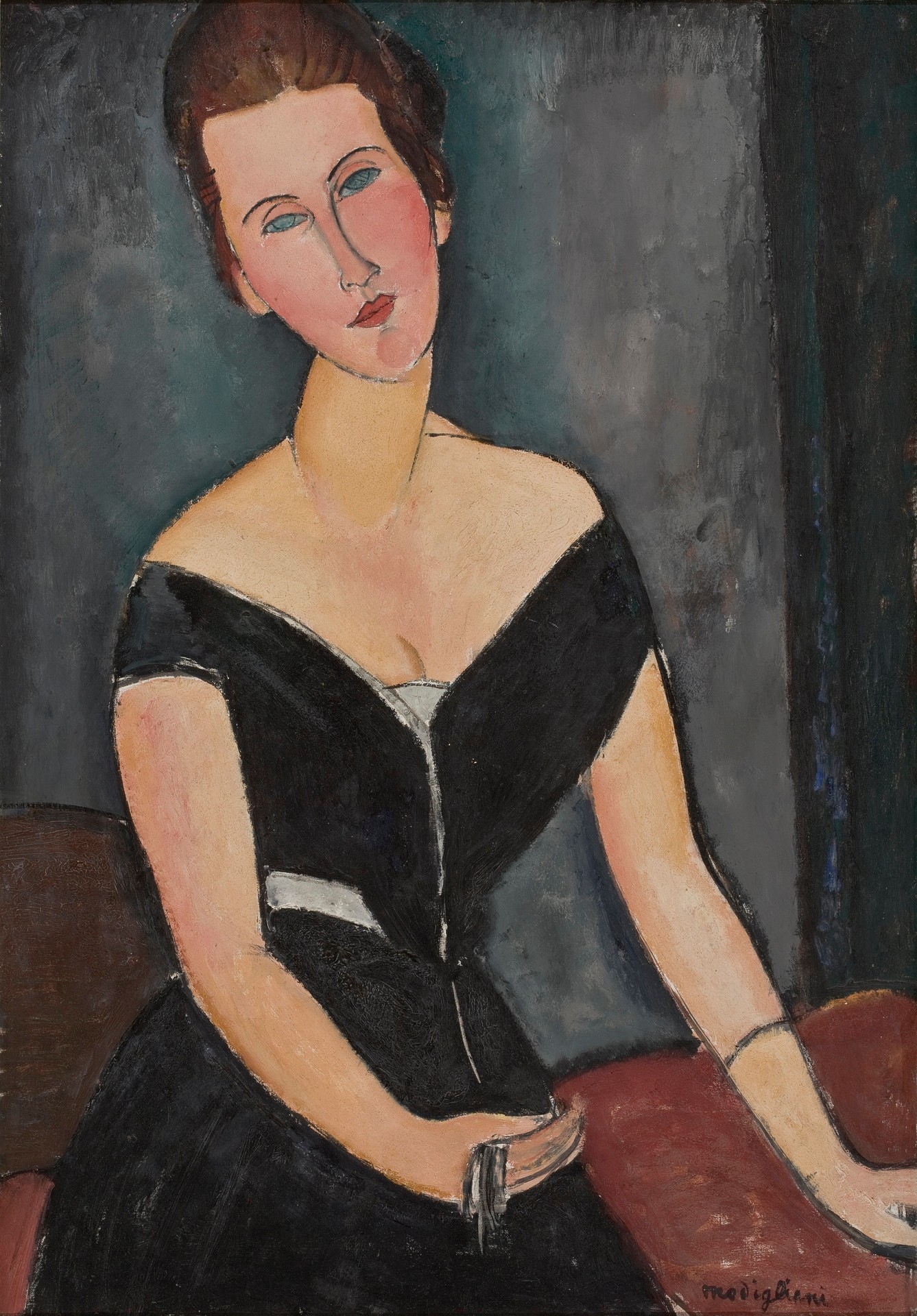 Madame G. van Muyden - by Amedeo Modigliani