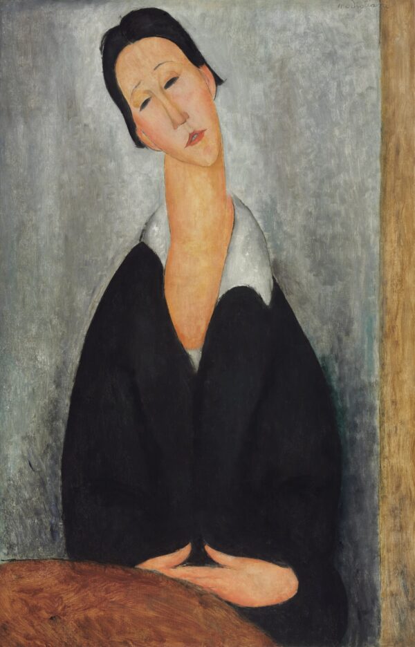 Portrait of a Polish Woman - by Amedeo Modigliani