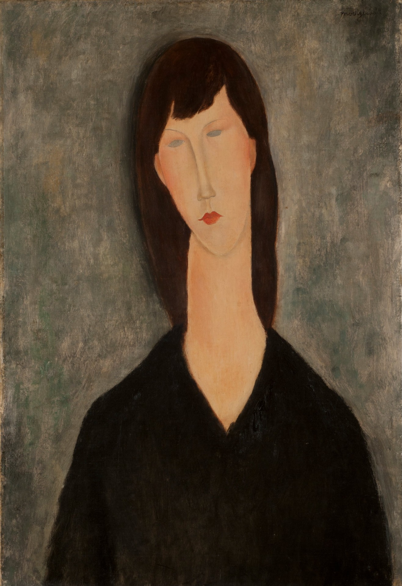 Buste de femme (Busto de mujer) - by Amedeo Modigliani