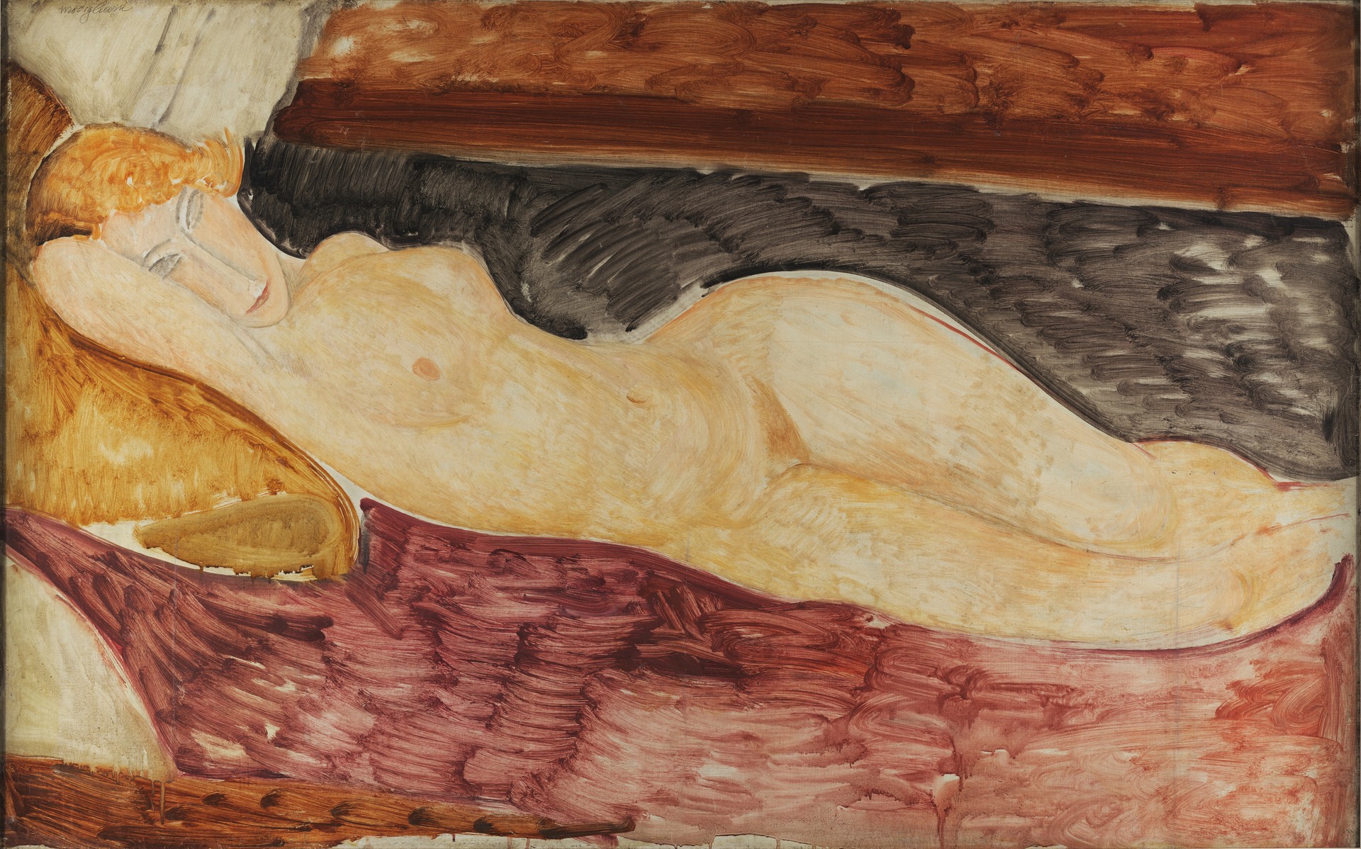 Nudo sdraiato - by Amedeo Modigliani