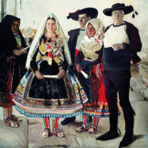 Typical Lagarterans or Lagarteran BrideShare - by Joaquin Sorolla