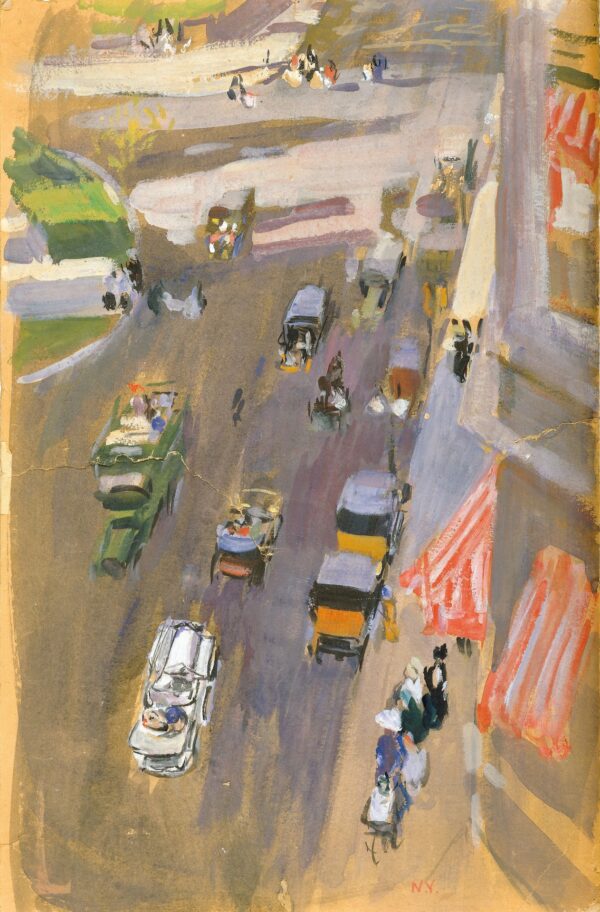 Fifth Avenue, New York - Joaquin Sorolla