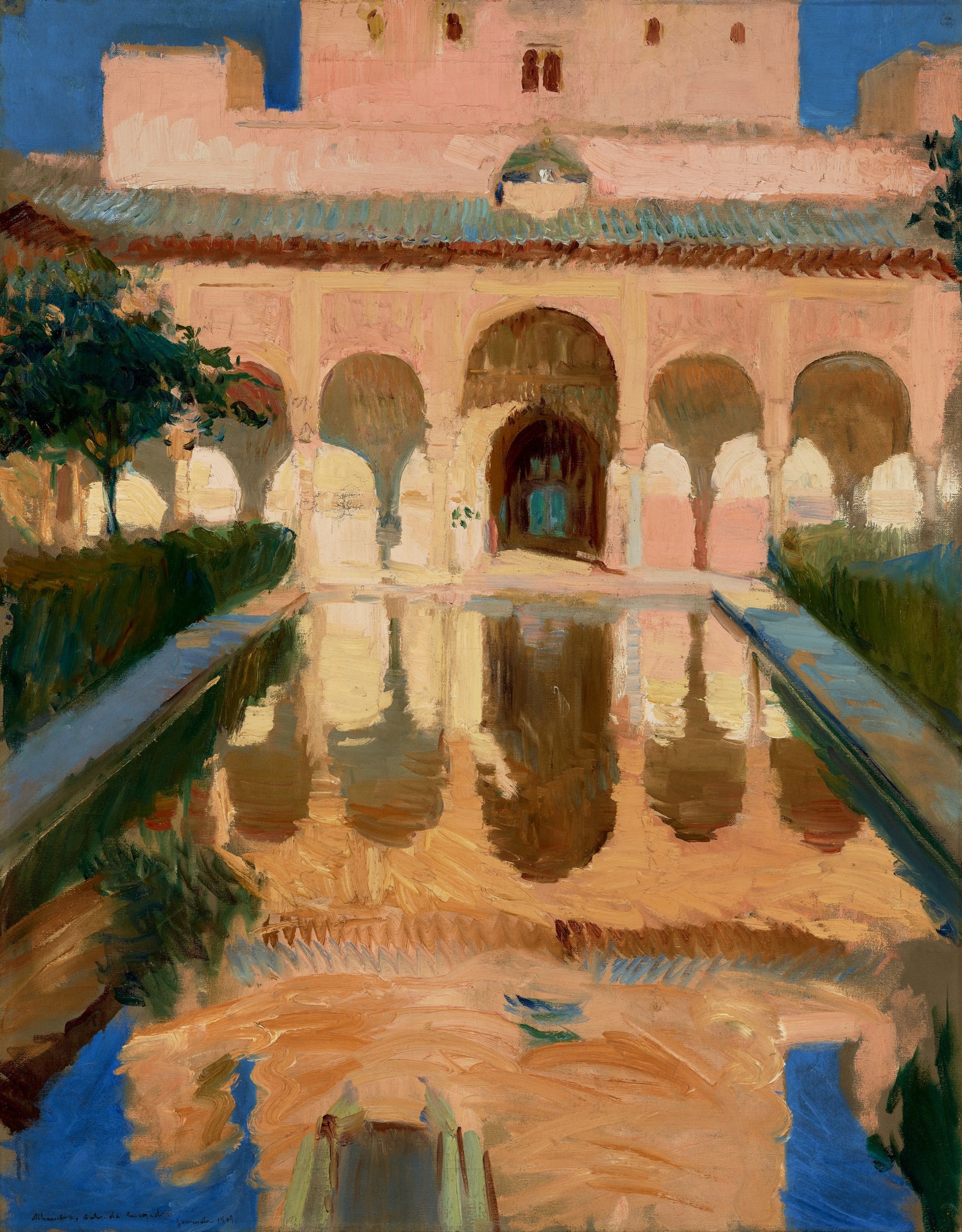 Hall of the Ambassadors, Alhambra, Granada - by Joaquin Sorolla