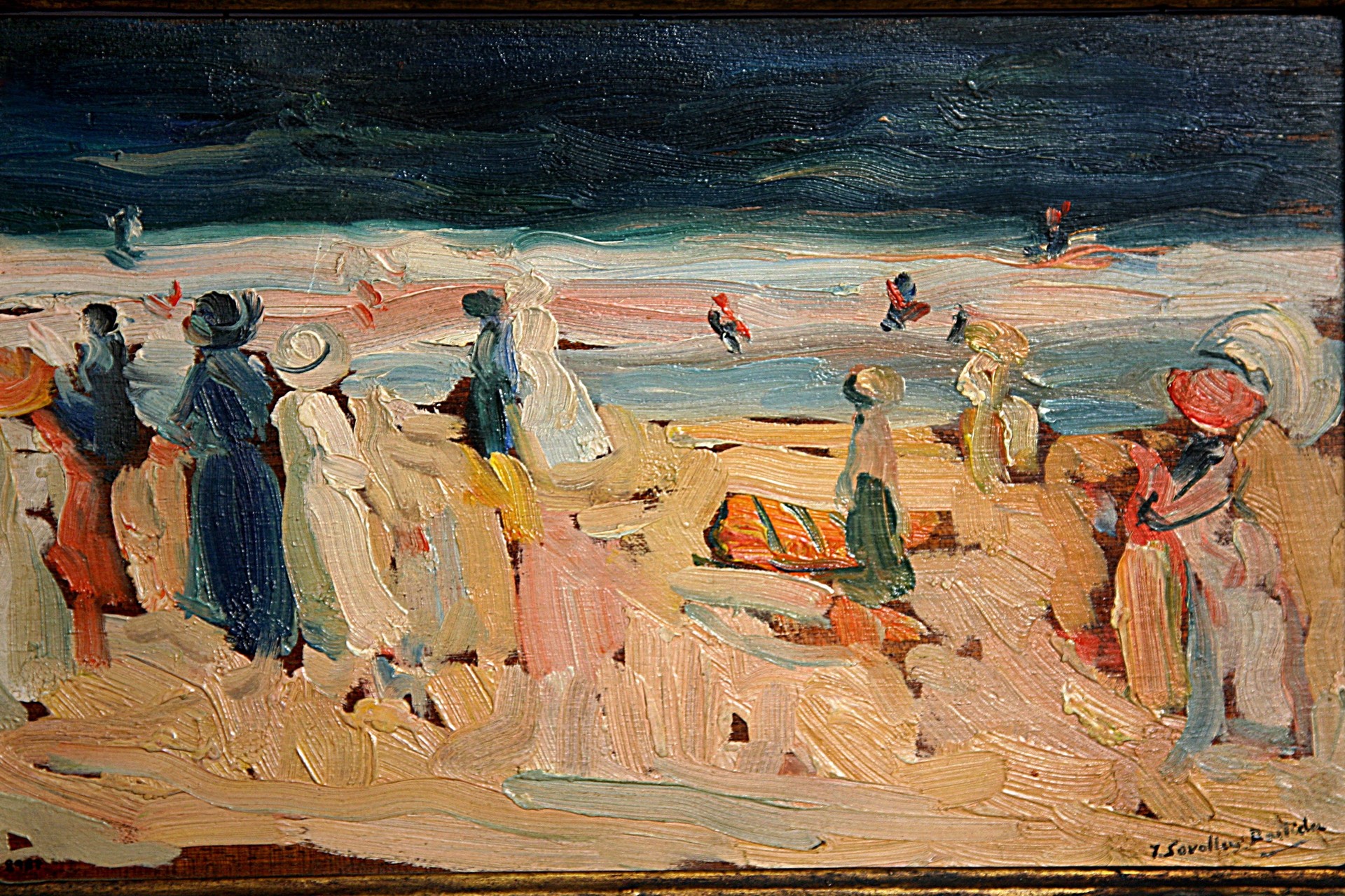 Biarritz's Beach - by Joaquin Sorolla