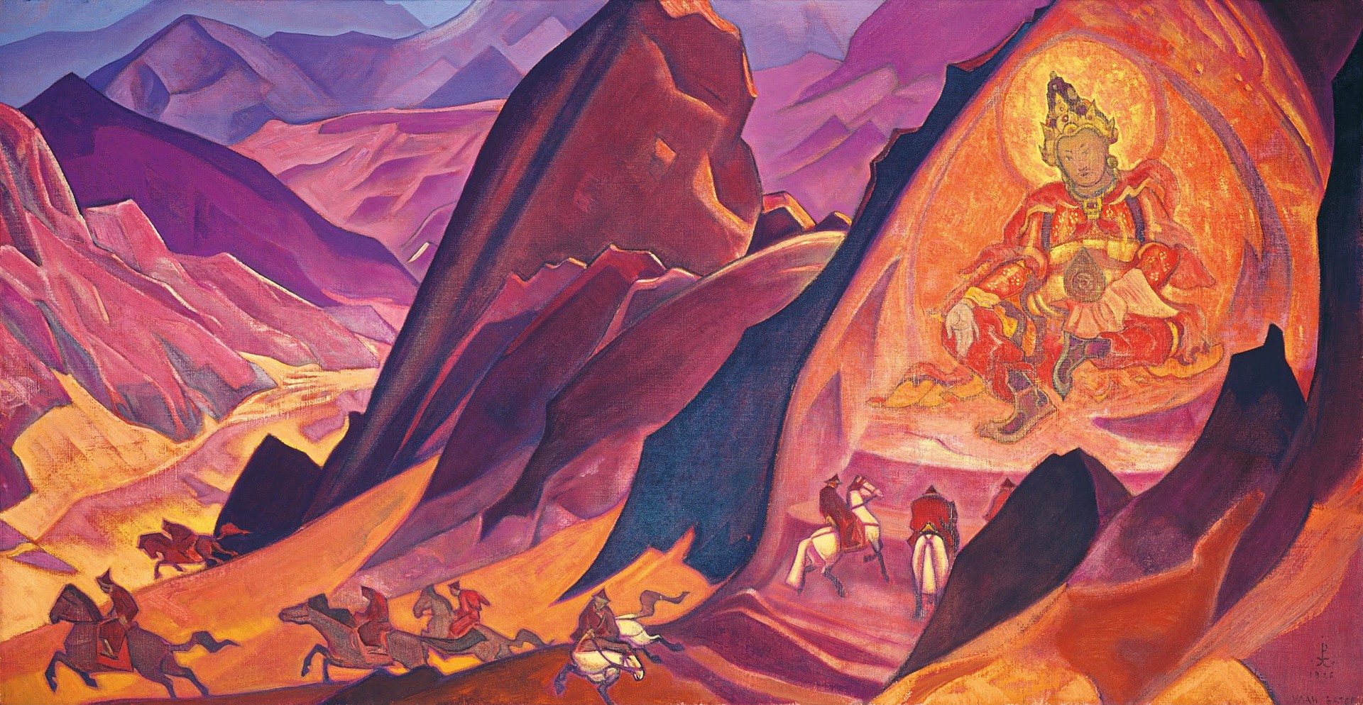 The Command of Rigden Jyepo - by Nicholas Roerich