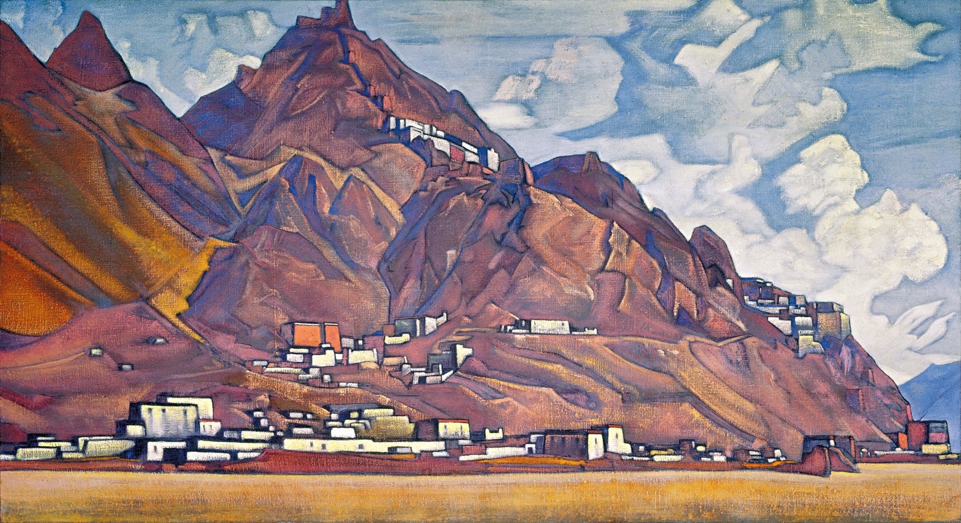 Shekar Dzong - by Nicholas Roerich