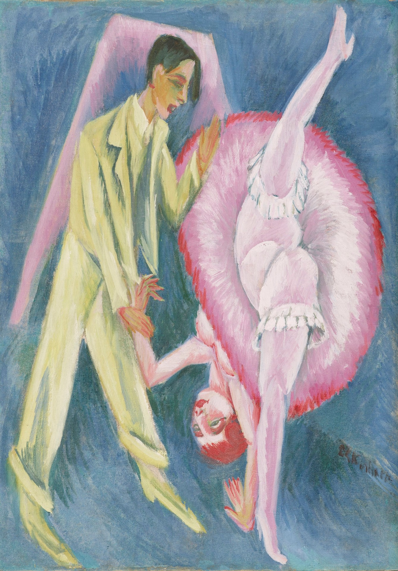 Dancing Couple - by Ernst Ludwig Kirchner