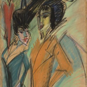 Two Streetwalkers - by Ernst Ludwig Kirchner